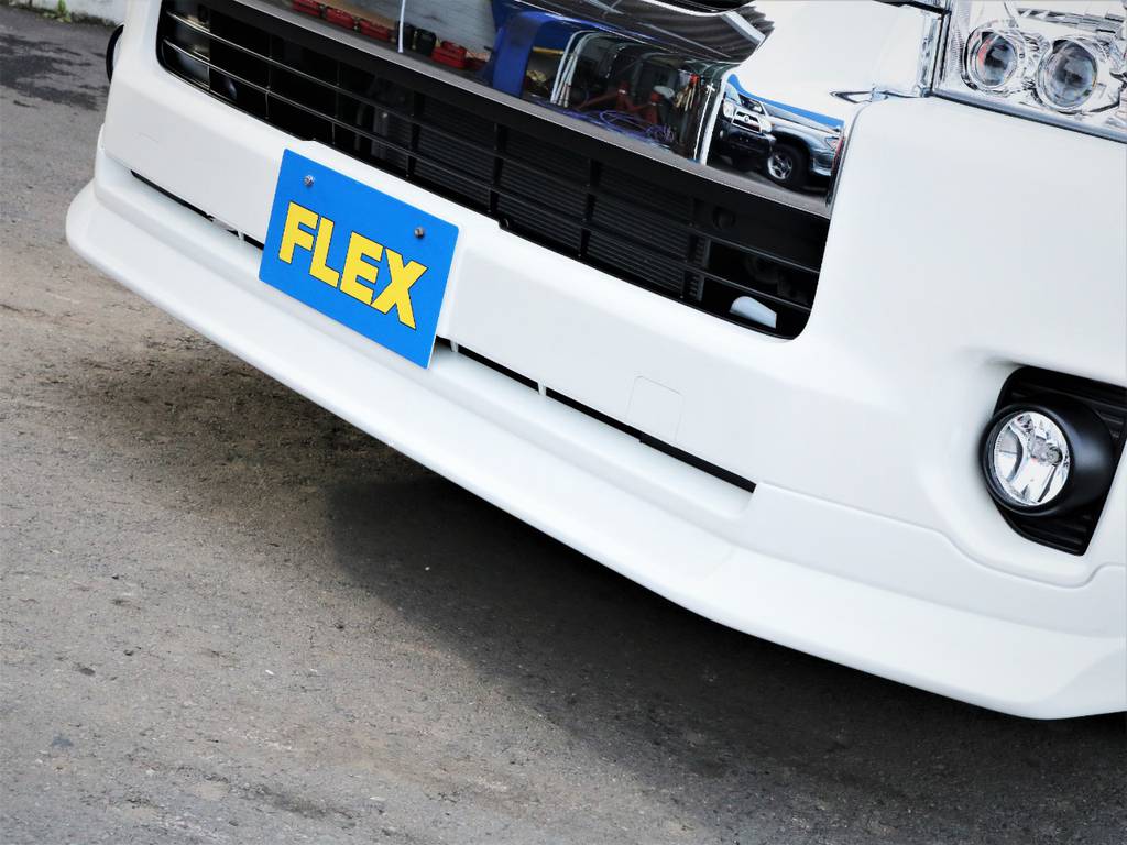 ＦＬＥＸオリジナルデルフィーノラインフロントスポイラー！