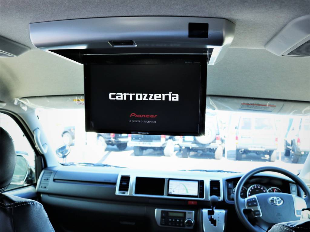 カロッツェリア製フリップダウンモニター！