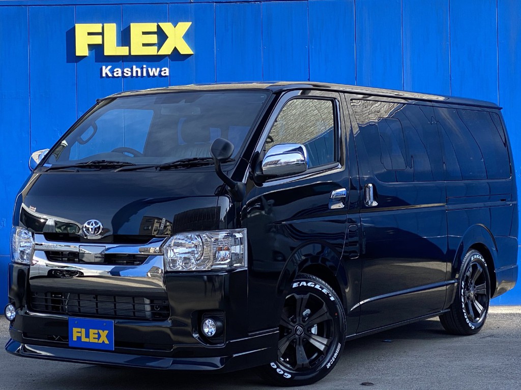 新車ハイエース スーパーＧＬ ２８００ディーゼルターボ ダークプライムⅡ カスタムパッケージが入庫しました！！