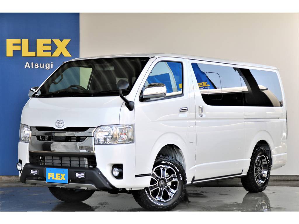 ハイエースバン 2.8 スーパーGL ダークプライムⅡ ロングボディ ディーゼルターボ 4WD ETC2.0搭載SDナビBカメラ
