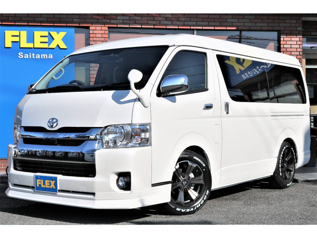 新車ハイエースワゴンＧＬ２ＷＤパールホワイト！オリジナルＶｅｒ５入庫です！！