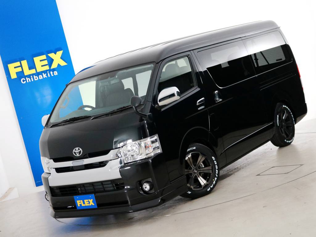 新車未登録　ハイエースワゴンＧＬ　ガソリン２ＷＤ　１０人乗り３ナンバー登録　ＦＬＥＸオリジナル内装アレンジ【Ｖｅｒ５】！