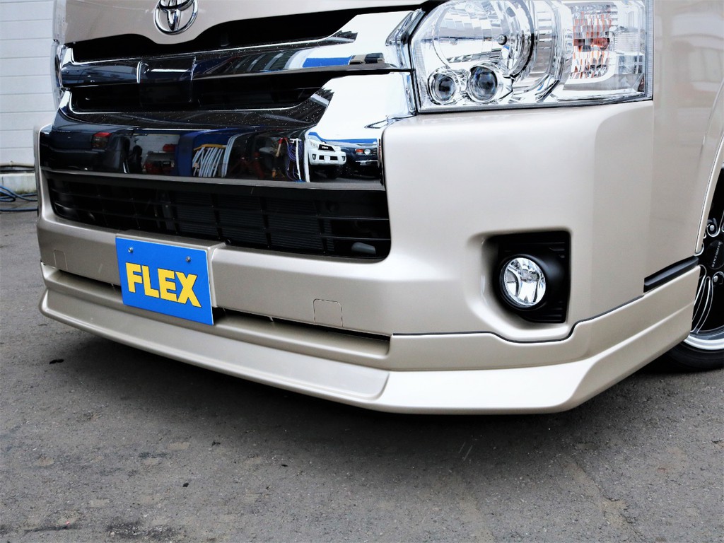ＦＬＥＸオリジナルデルフィーノラインフロントスポイラー！