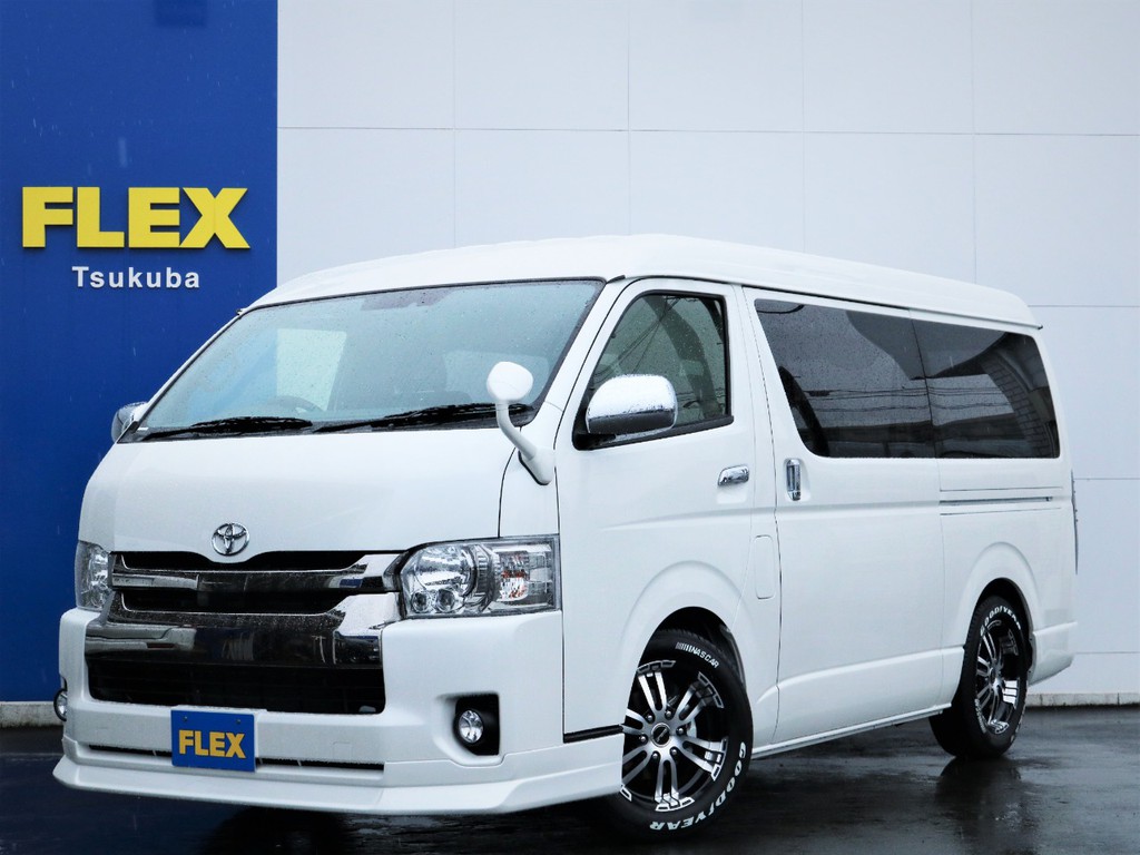 新車ハイエースＶスーパーＧＬ５人乗り２ＷＤディーゼル車ワイドボディ！特別仕様車ダークプライム２が入庫！