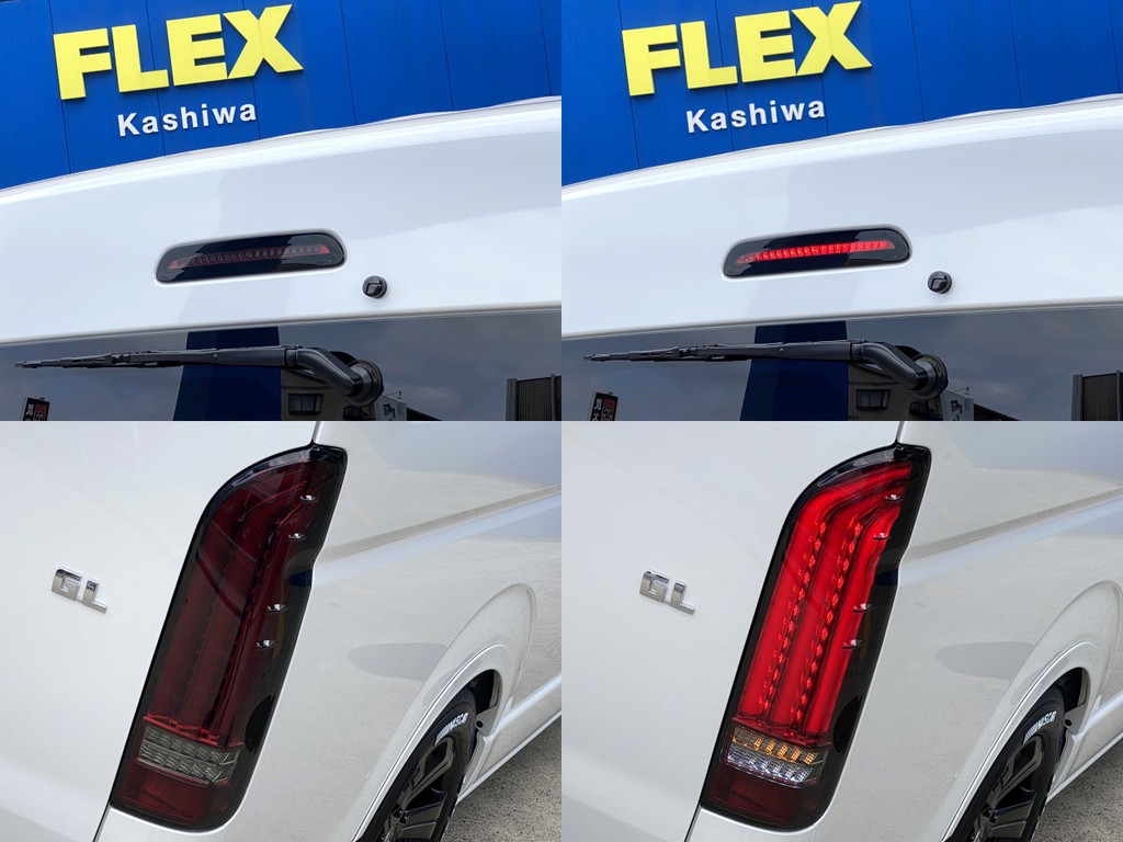 ＦＬＥＸオリジナル ＵＬＴＩＭＡＴＥ ＬＥＤハイマウント＆ＬＥＤテールを取付！！