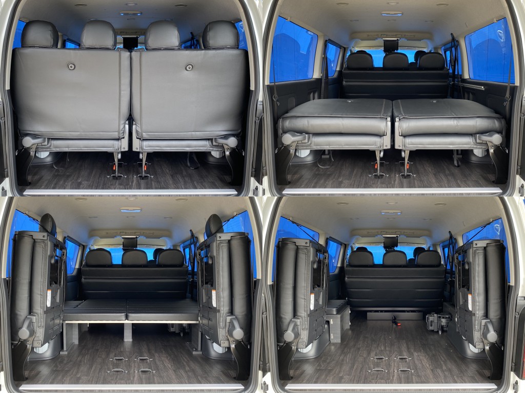 ベットマットを取り外しすればラゲッジスペースとしてもお使いいただけますよ☆