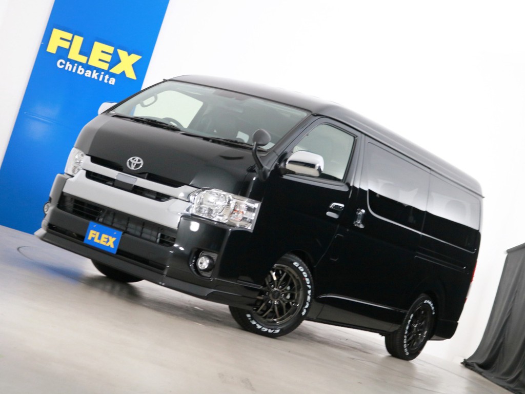新車未登録　ハイエースワゴンＧＬ　ガソリン２ＷＤ　１０人乗り３ナンバー登録　ＦＬＥＸオリジナル内装アレンジ【Ｖｅｒ２】！