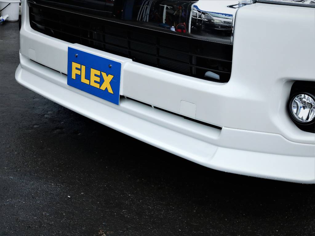 ＦＬＥＸオリジナルデルフィーノラインフロントスポイラー！