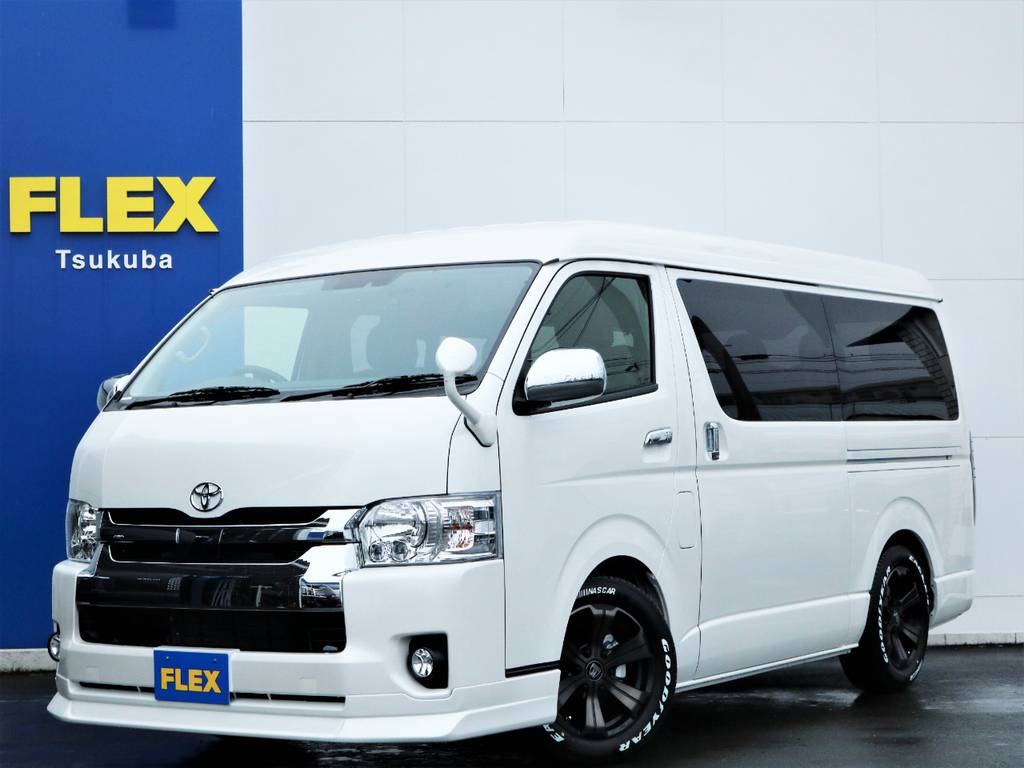 新車ハイエースＷ「ＧＬ」１０人乗り２ＷＤガソリン車！ライトカスタム！