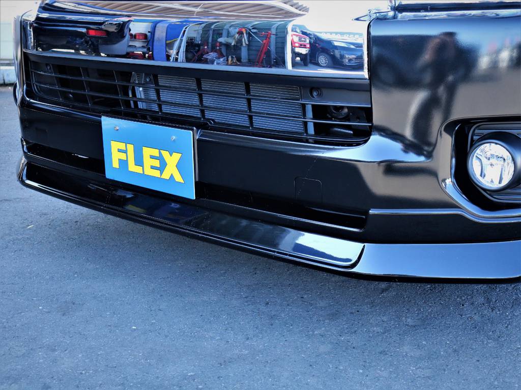 ＦＬＥＸオリジナルデルフィーノラインフロントスポイラー！