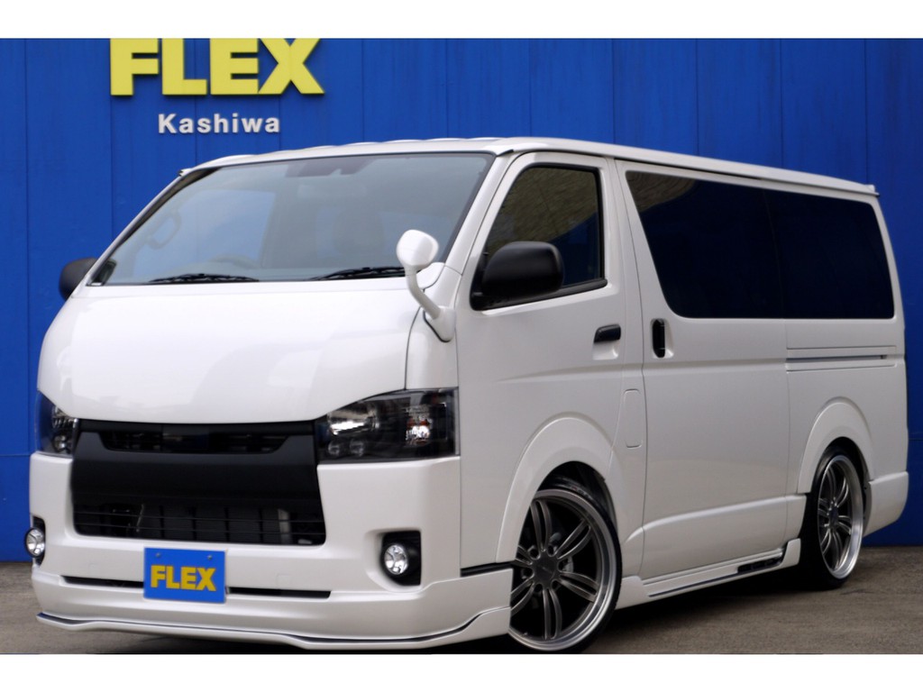 新車ハイエース スーパーＧＬ ダークプライムⅡ ４１５ＣＯＢＲＡフルエアロが入庫しました！！