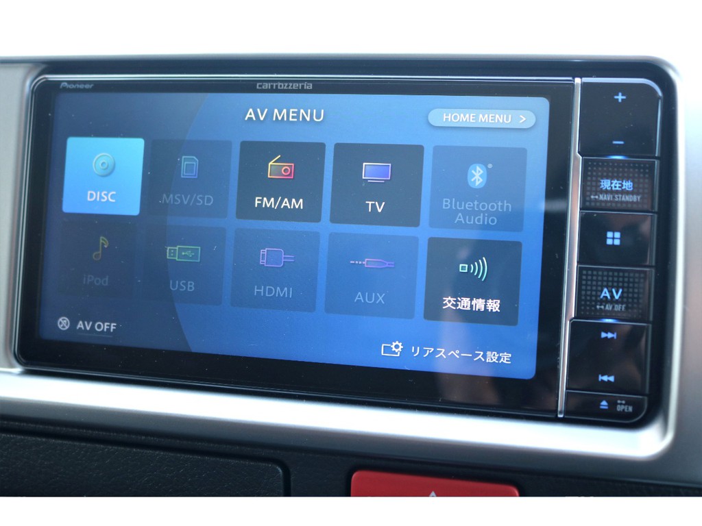 カロッツェリア　メモリーナビ！ＤＶＤ再生可能・フルセグＴＶ対応♪