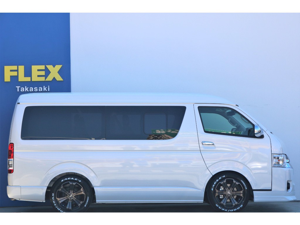 新車未登録　ハイエースワゴンＧＬ　ガソリン２ＷＤ　１０人乗り３ナンバー登録　床張りスタンダードＰＫＧ！