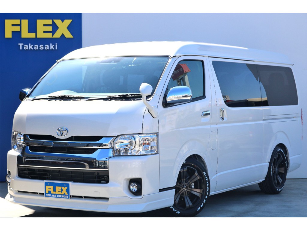 新車未登録　ハイエースワゴンＧＬ　ガソリン２ＷＤ　床張りスタンダードＰＫＧ！