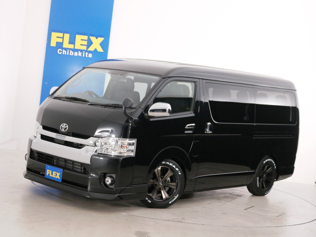 新車未登録　ハイエースワゴンＧＬ　ガソリン２ＷＤ　１０人乗り３ナンバー登録　ＦＬＥＸオリジナル内装アレンジ【Ｖｅｒ１】！