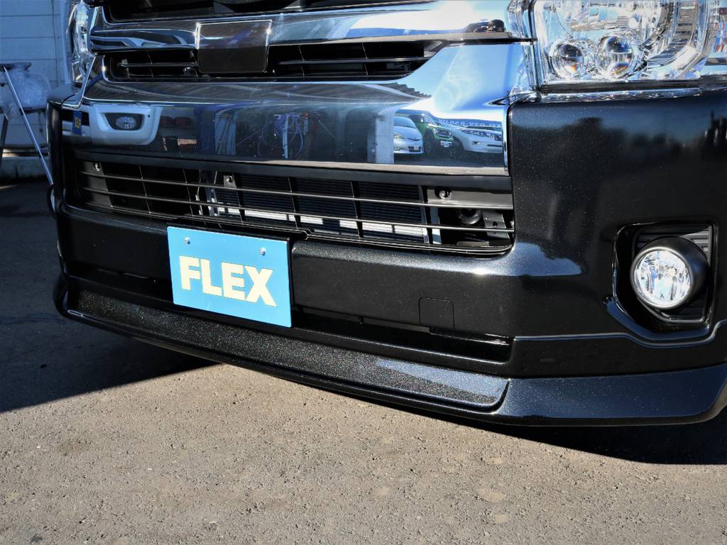 ＦＬＥＸオリジナルデルフィーノラインフロントスポイラー！