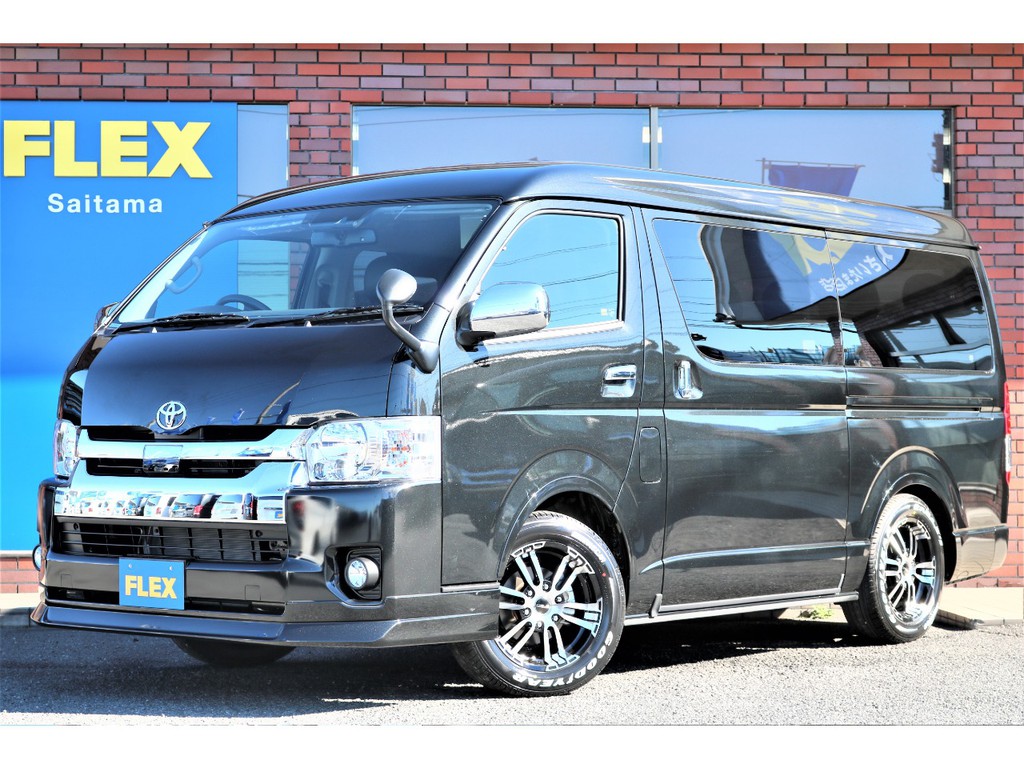 新車ハイエースワゴンＧＬ４ＷＤ！ＦＬＥＸオリジナルＶｅｒ１内装架装！！