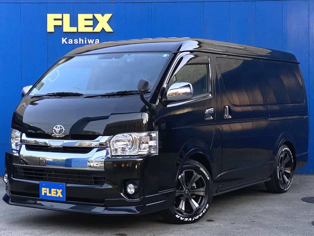【ＦＬＥＸ ハイエース柏店 ２０２０年試乗車販売スタート！！】Ｒ２年式ハイエース ワゴンＧＬ４ＷＤ ＦＬＥＸオリジアンルシートアレンジＶｅｒ１ トリプルナビパッケージ！！