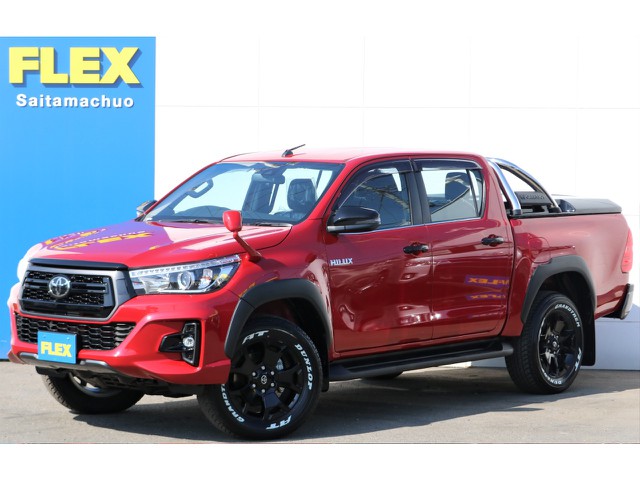 【新車未登録車・即納可能】特別仕様車ハイラックスブラックラリーエディション！！更にCARRYBOY製トノカバー取付済みです！