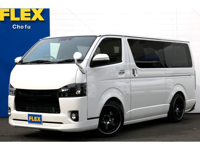 ハイエース調布店０４２４－４０－１１９１までお問い合わせください！新車ハイエースＶダークプライムⅡパワースライドドア付き！ＥＳＳＥＸエアロ！