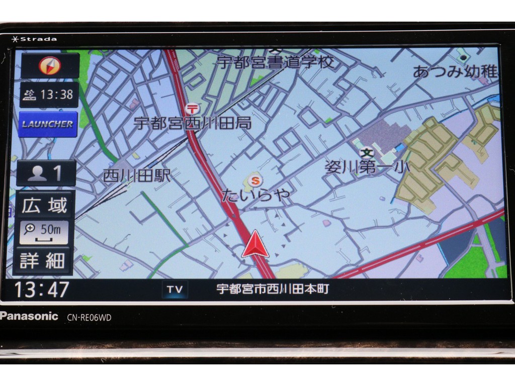 パナソニックナビは地図が見やすいですね☆彡