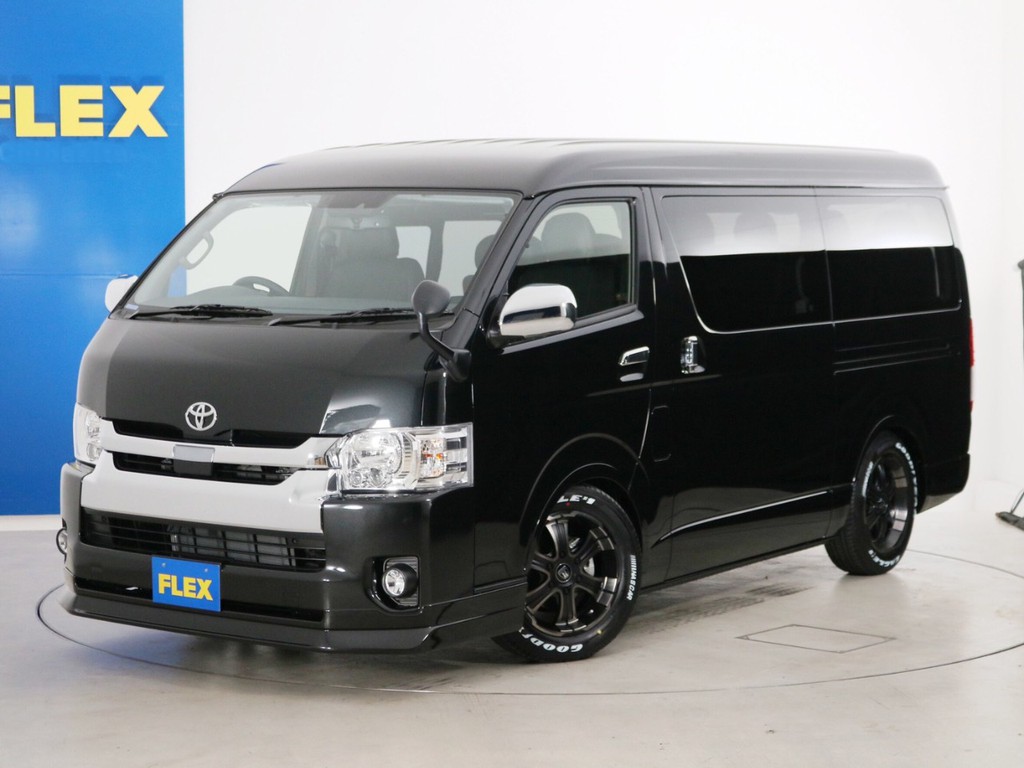 新車未登録　ハイエースワゴンＧＬ　ガソリン２ＷＤ　１０人乗り３ナンバー登録　ＦＬＥＸオリジナル内装アレンジ【Ｖｅｒ２】！