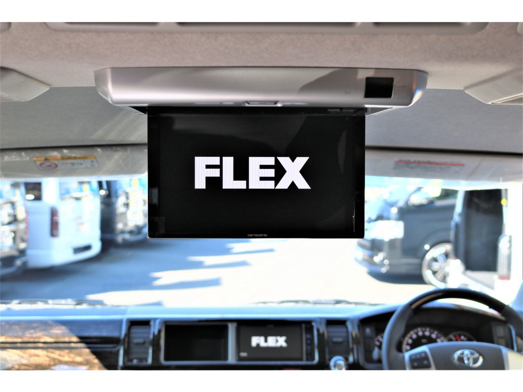 後席用フリップダウンモニター！