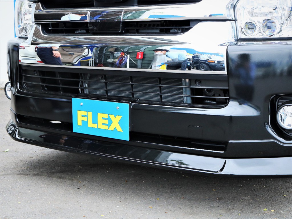 ＦＬＥＸオリジナルデルフィーノラインフロントスポイラー！
