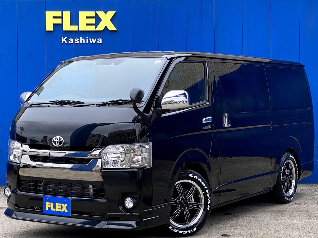 新車ハイエース スーパーＧＬ ダークプライムⅡ ブラックカスタムパッケージが入庫しました！！