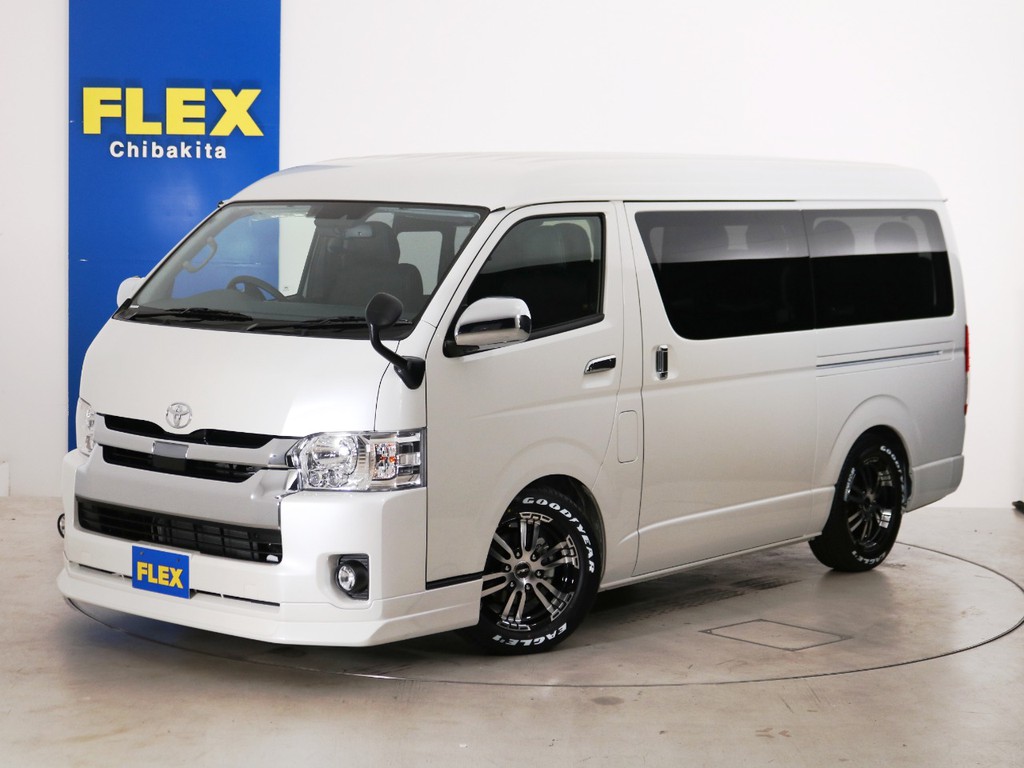 新車未登録　ハイエースワゴンＧＬ　ガソリン２ＷＤ　１０人乗り３ナンバー登録　ＦＬＥＸオリジナル内装アレンジ【Ｖｅｒ１．５】！