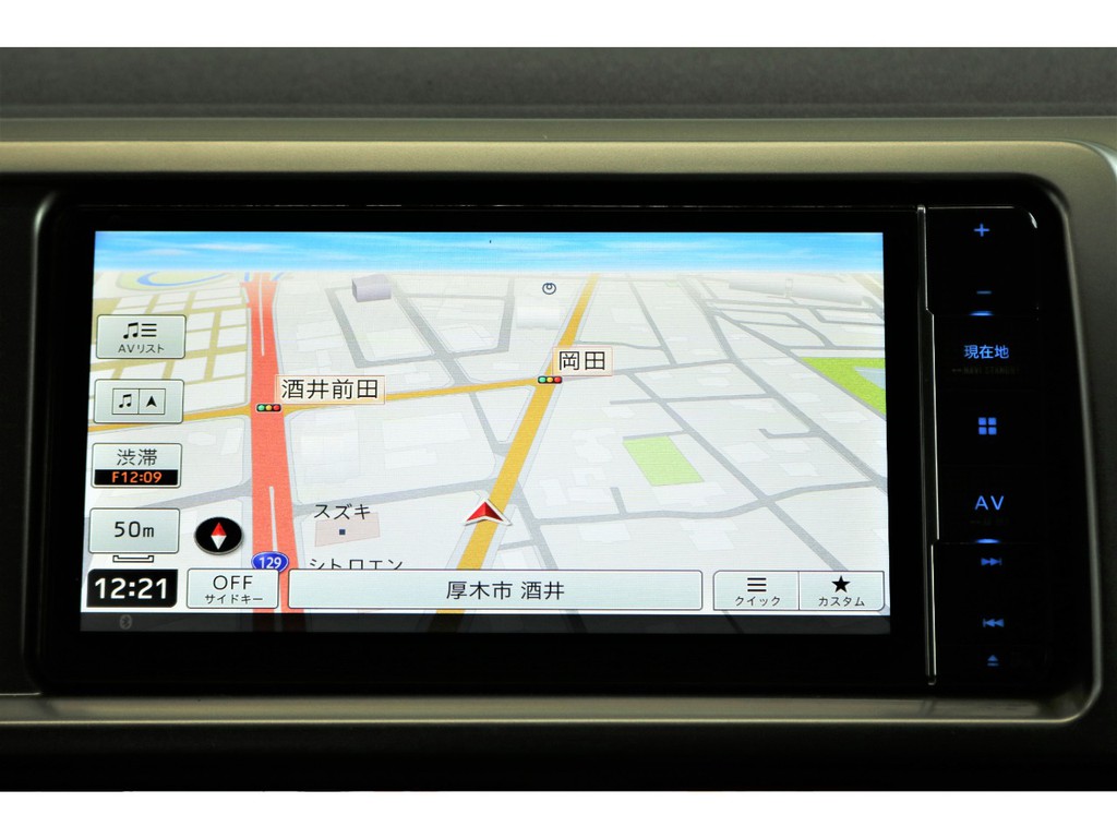 ブルートゥース対応ナビ搭載で、好きな音楽やお電話もハンズフリーで使用可能です！