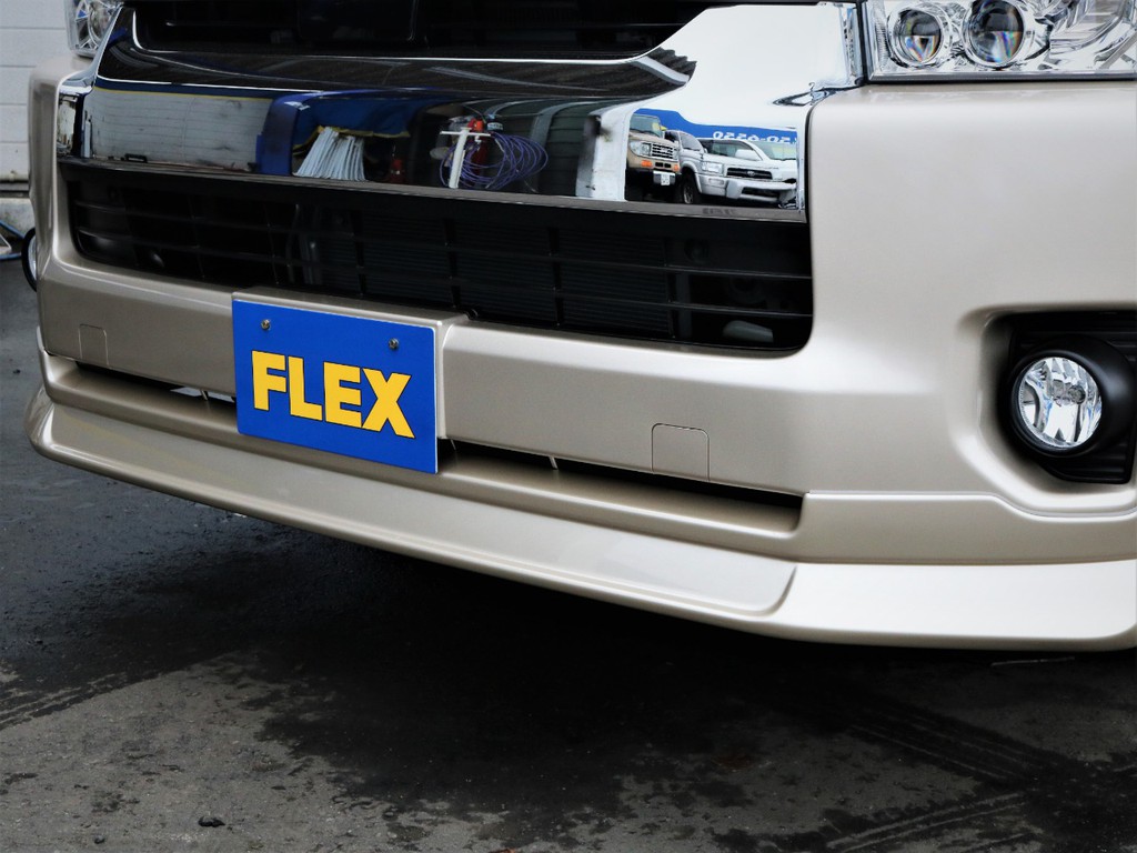 ＦＬＥＸオリジナルデルフィーノラインフロントスポイラー！
