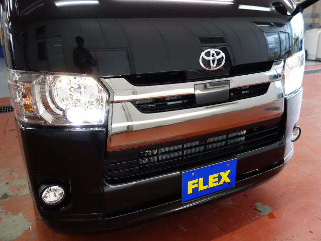 新車ハイエースＶダークプライムⅡナビパッケージ完成致しました！！店頭在庫車、即納車可能になります！！
