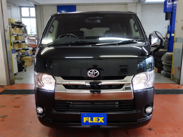 新車ハイエースＶダークプライムⅡナビパッケージ完成致しました！！店頭在庫車、即納車可能になります！！
