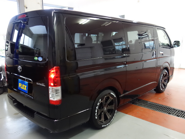 新車ハイエースＶダークプライムⅡナビパッケージ完成致しました！！店頭在庫車、即納車可能になります！！