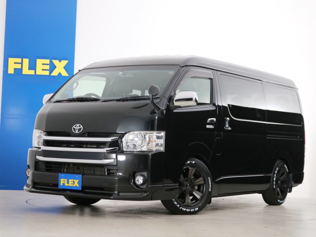 Ｈ２７年　５．６万ｋｍ　ハイエースワゴンＧＬ　ガソリン２ＷＤ　１０人乗り３ナンバー登録　ライトカスタムＰＫＧ！