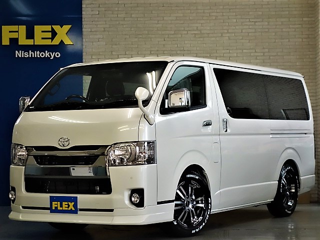 新型ハイエースＶダークプライムⅡナビパッケージ完成致しました！！即納車もご対応可能になります！！