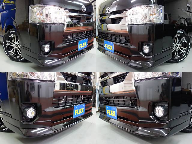 新車ハイエースＶダークプライムⅡ床張りベットＫＩＴパッケージ完成致しました！！店頭在庫車、即納車可能になります！！