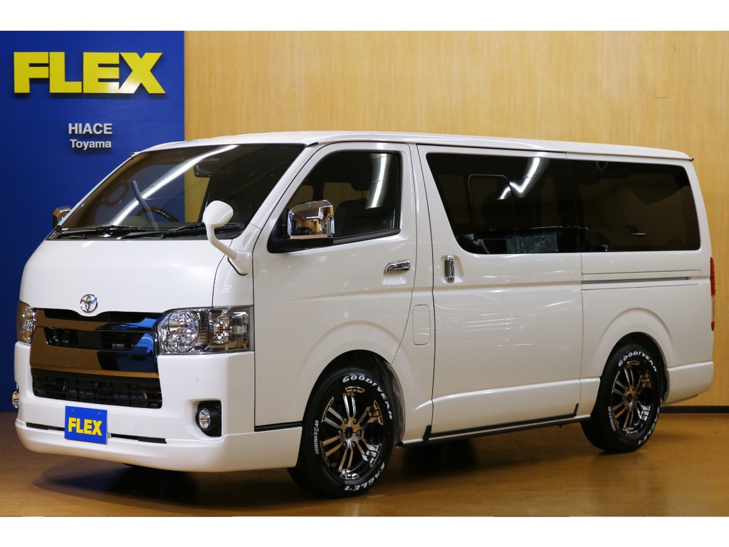 トヨタ ハイエースバン 2 8 スーパーgl ダークプライム ロングボディ ディーゼルターボ 4wd 車探しなら中古車 新車の専門店flex フレックス へ