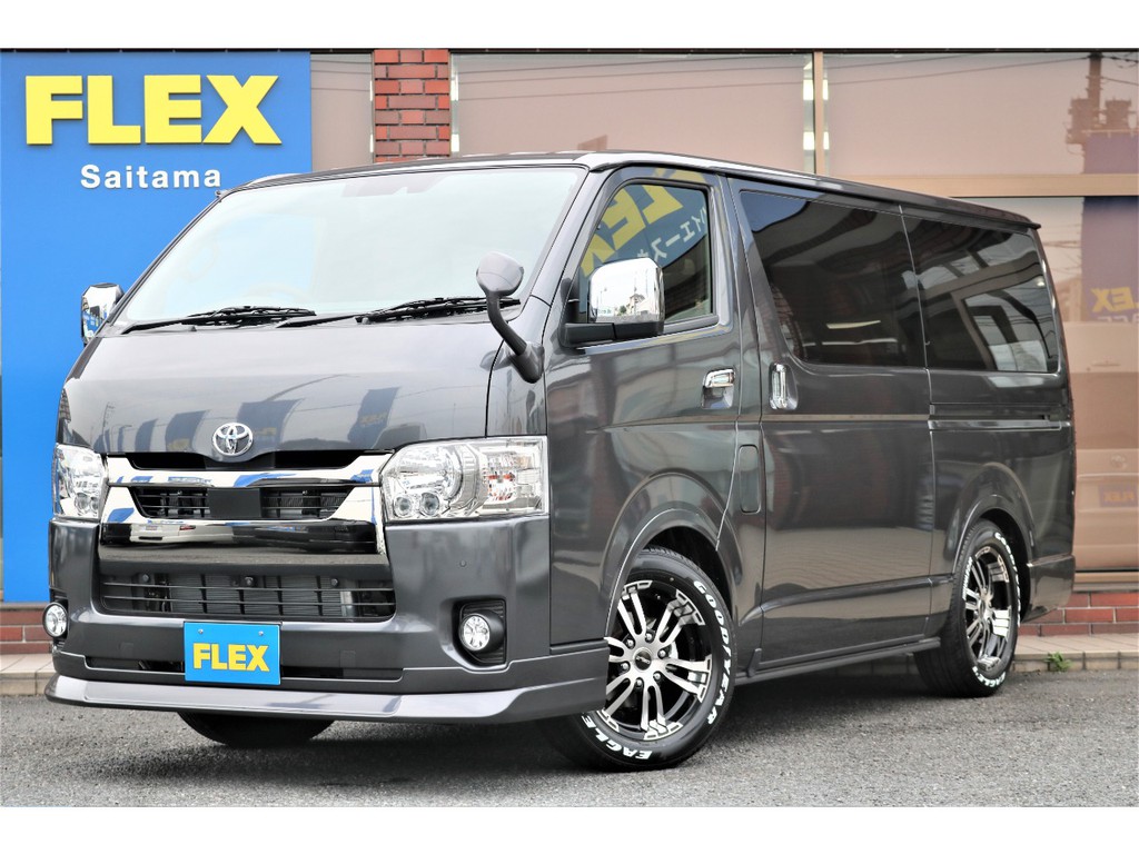 【新車】一部改良後　ハイエース　S-GL　ダークプライムⅡ　ディーゼルターボ４WD　安全装置が強化された待望の新型車両！！即納車可能！！