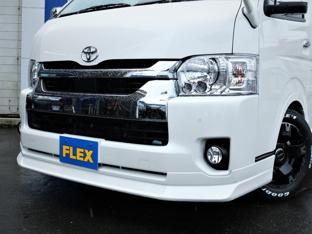 ＦＬＥＸオリジナルデルフィーノラインフロントスポイラー！