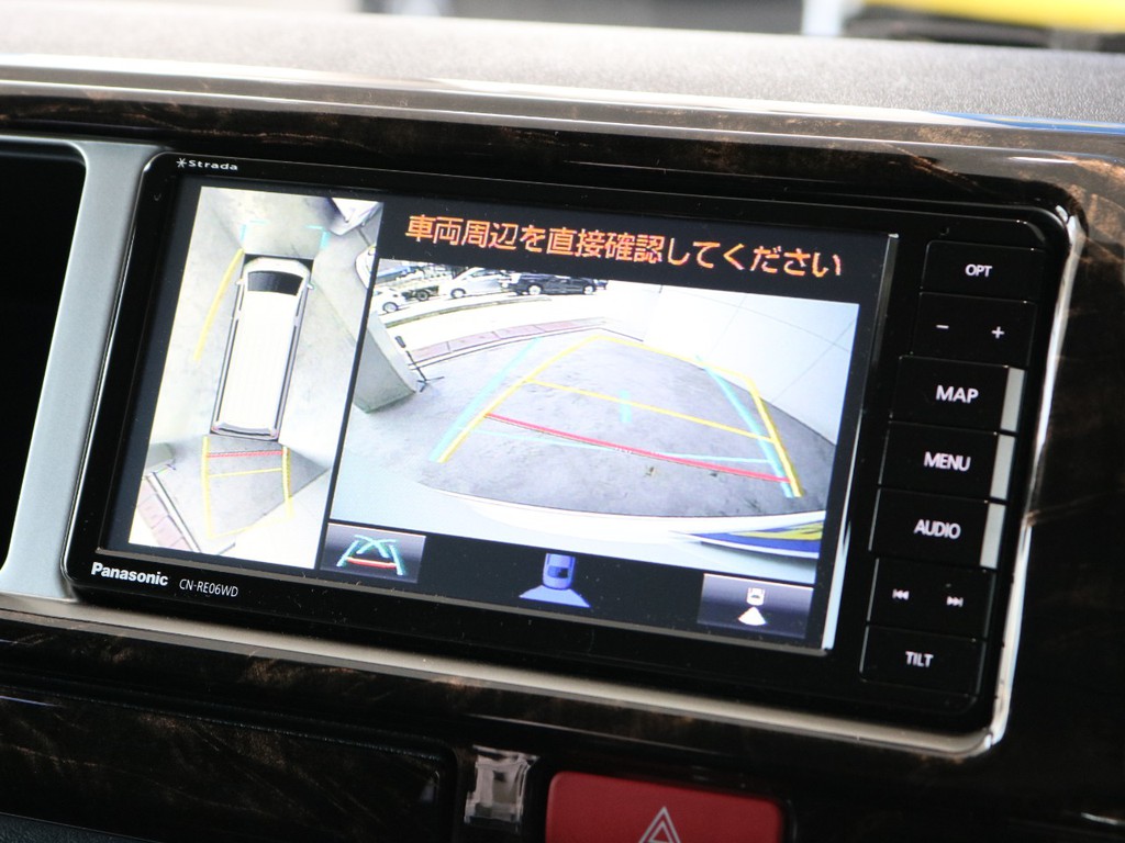 新品ナビにバックカメラ連動施工済み！駐車の際も楽々です！