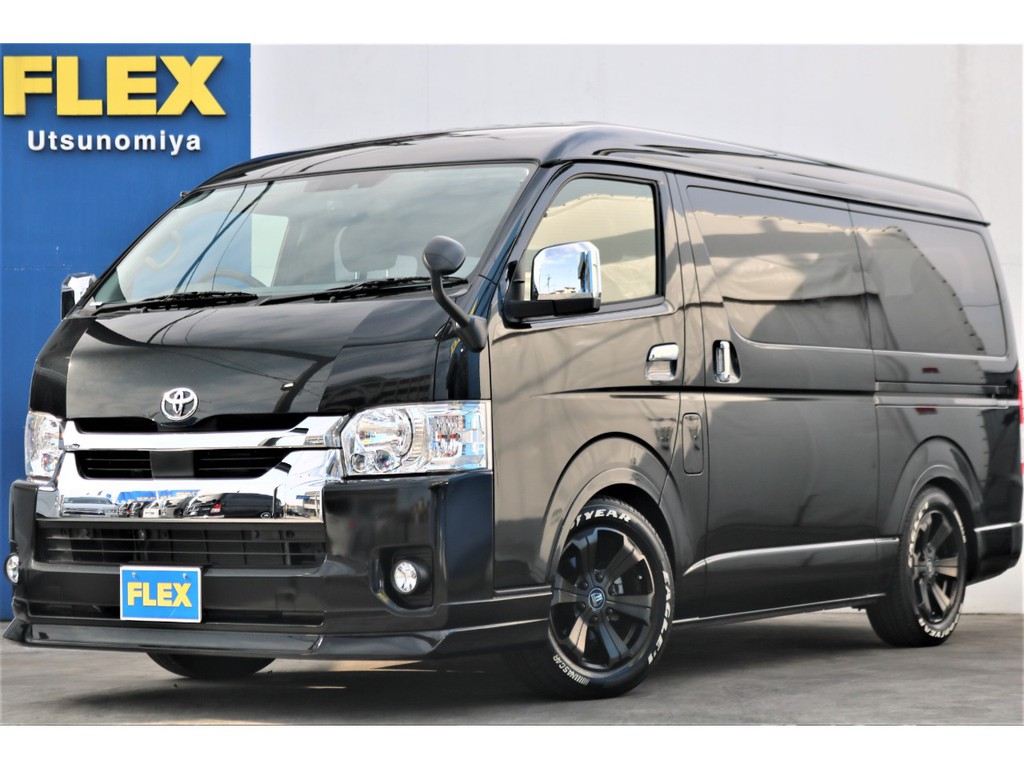 【宇都宮店　試乗車】ハイエースワゴンGLロング　ミドルルーフ　オリジナル内装架装Ｖer２