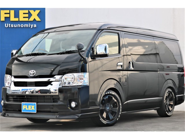 【宇都宮店　試乗車】ハイエースワゴンGLロング　ミドルルーフ　オリジナル内装架装Ｖer２