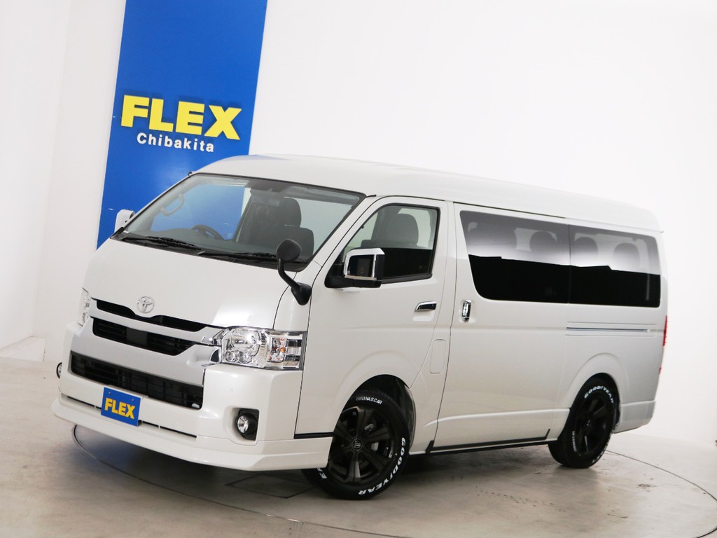 新車未登録　ハイエースワゴンＧＬ　一部改良後【新型】　トヨタ車体特別架装車ファインテックツアラー　ガソリン４ＷＤ　１０人乗り３ナンバー登録　寒冷地仕様
