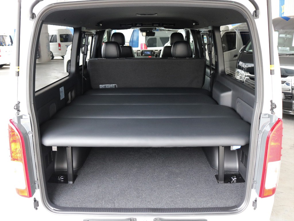 FLEXオリジナルベットキット☆5段階に高さ調節可能！◎車中泊や荷物を積み込みたい方、ラゲージスペースの目隠しなど使い勝手抜群！◎