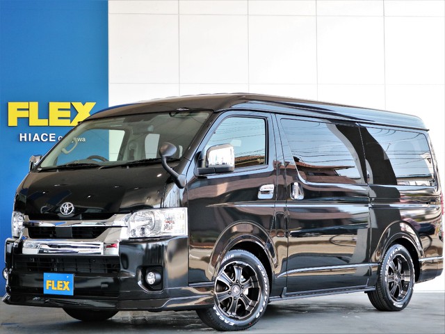 新型ハイエース　ワゴンＧＬ４ＷＤ　人気のバージョン２内装架装車両！！フルフラット等のシートアレンジが魅力です！！お問い合わせはＬＩＮＥでもスムーズにやり取り可能です！！お電話は0487799122