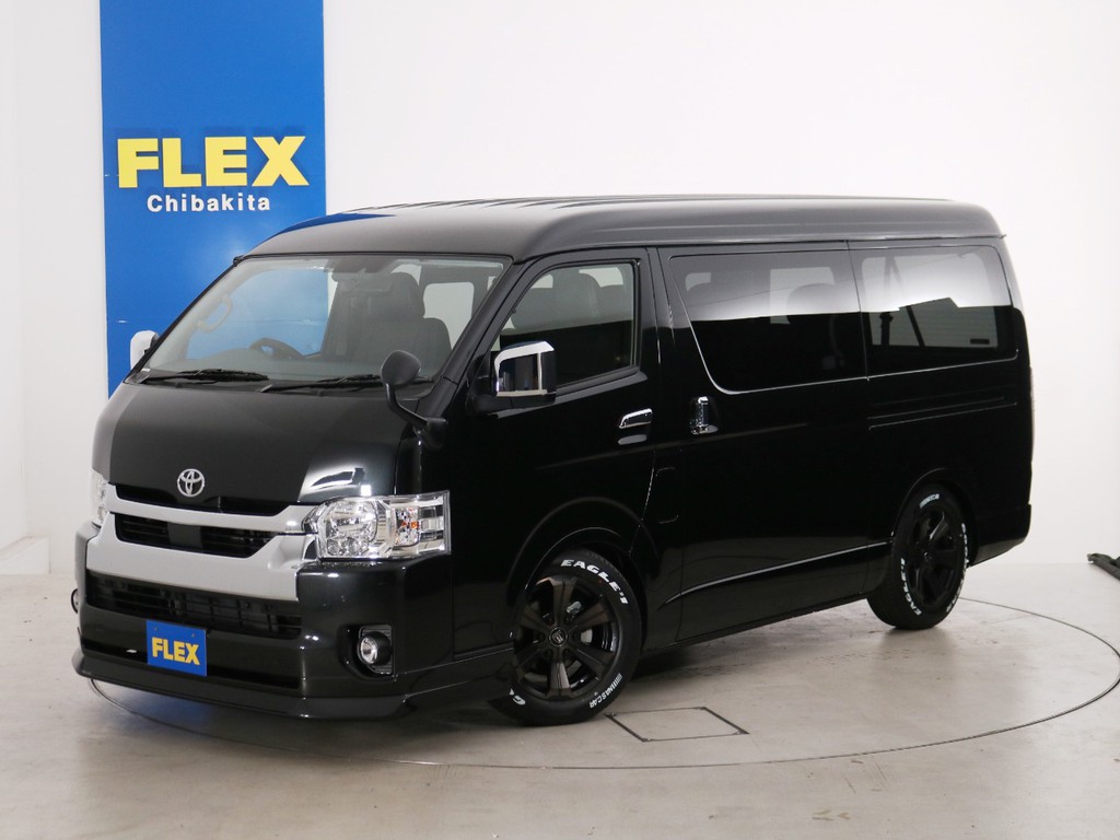 新車未登録　ハイエースワゴンＧＬ　一部改良後【新型】　ガソリン２ＷＤ　１０人乗り３ナンバー登録　ＦＬＥＸオリジナル内装アレンジ【Ｖｅｒ５】！