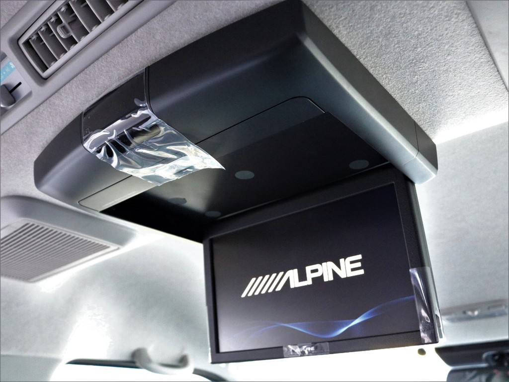 ALPINE後席モニターをカスタム！