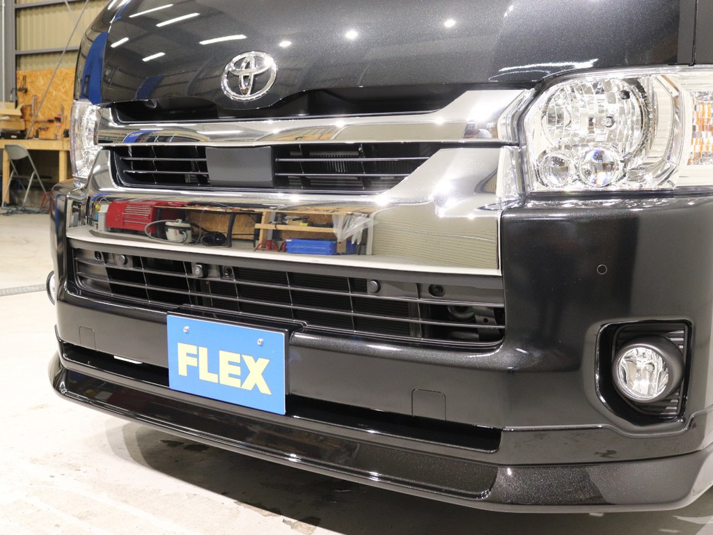 FLEXオリジナルフロントリップスポイラー付き！